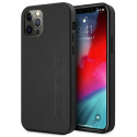 Kryt AMG Leather Hot Stamped Mercedes-AMG iPhone 12 Pro Max černý
