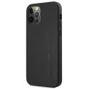 Kryt AMG Leather Hot Stamped Mercedes-AMG iPhone 12 Pro Max černý