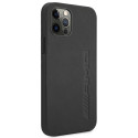 Kryt AMG Leather Hot Stamped Mercedes-AMG iPhone 12 Pro Max černý