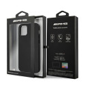 Kryt AMG Leather Hot Stamped Mercedes-AMG iPhone 12 Pro Max černý