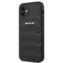 Kryt Mercedes-AMG AMG Leather Lines iPhone 12 mini černý