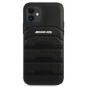 Kryt Mercedes-AMG AMG Leather Lines iPhone 12 mini černý