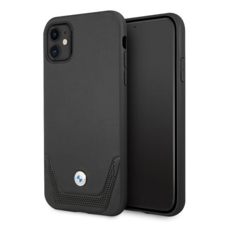 Kryt BMW PERFORATE pro iPhone 11 / iPhone XR - černý