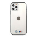 Kryt BMW Sandblast pro iPhone 12 Pro Max - transparentní