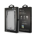 Kryt BMW Sandblast pro iPhone 12 Pro Max - transparentní
