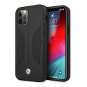 Pouzdro BMW PERFORATED SIDES iPhone 12 Pro Max - černé