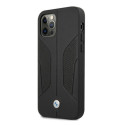 Pouzdro BMW PERFORATED SIDES iPhone 12 Pro Max - černé