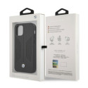Pouzdro BMW PERFORATED SIDES iPhone 12 Pro Max - černé