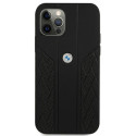 Kryt BMW Curve Perforate pro iPhone 12 Pro Max - černý