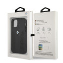Kryt BMW Curve Perforate pro iPhone 12 Pro Max - černý