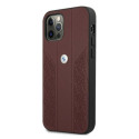 Kryt BMW Curve Perforate pro iPhone 12 Pro Max - červená