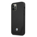 Pouzdro BMW PERFORATE pro iPhone 12 Pro Max - černé