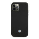 Pouzdro BMW PERFORATE pro iPhone 12 Pro Max - černé
