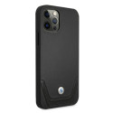 Pouzdro BMW PERFORATE pro iPhone 12 Pro Max - černé