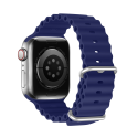 DUX DUCIS Strap OceanWave Silikonový řemínek pro Apple Watch 38/40/41, modrý