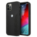 Pouzdro BMW Curve Perforate pro iPhone 12/12 Pro - černé