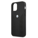 Pouzdro BMW Curve Perforate pro iPhone 12/12 Pro - černé