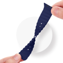 DUX DUCIS Strap OceanWave Silikonový řemínek pro Apple Watch 38/40/41, modrý
