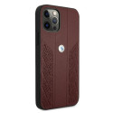 Pouzdro BMW Curve Perforate pro iPhone 12/12 Pro - červené