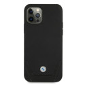 Kryt BMW PERFORATE pro iPhone 12/12 Pro - černý