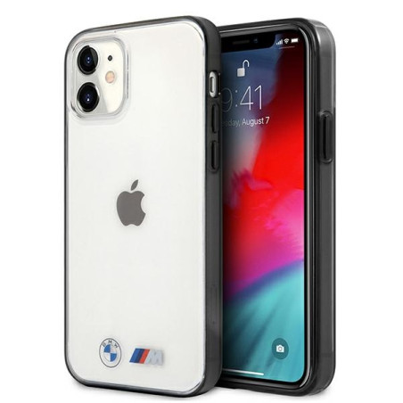 Kryt BMW Sandblast pro iPhone 12 mini - transparentní