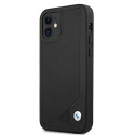 Kryt BMW Deboss pro iPhone 12 mini - černý