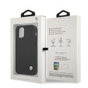 Kryt BMW Deboss pro iPhone 12 mini - černý