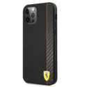 Kryt Ferrari On Track – Stripe pro iPhone 12 Pro Max černý