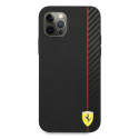 Kryt Ferrari On Track – Stripe pro iPhone 12 Pro Max černý