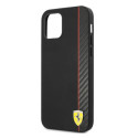 Kryt Ferrari On Track – Stripe pro iPhone 12 Pro Max černý