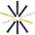 DUX DUCIS Strap OceanWave Silikonový řemínek pro Apple Watch 38/40/41, šedý