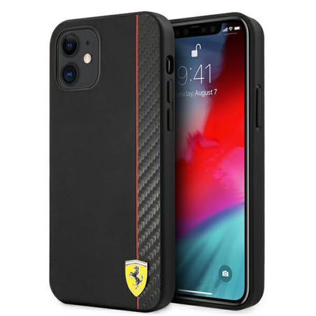 Kryt Ferrari FESAXHCP12SBK iPhone 12 mini - černá