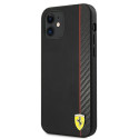 Kryt Ferrari FESAXHCP12SBK iPhone 12 mini - černá