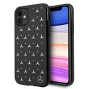 Kryt Mercedes SILVER STARS Pattern pro iPhone 11/XR - černý