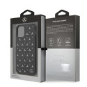 Kryt Mercedes SILVER STARS Pattern pro iPhone 11/XR - černý