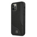 Pouzdro Mercedes PERFORATED AREA pro iPhone 12 Pro Max - černé
