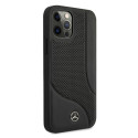 Pouzdro Mercedes PERFORATED AREA pro iPhone 12 Pro Max - černé