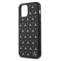 Kryt Mercedes SILVER STARS Pattern iPhone 12 Pro Max - černý