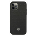 Kryt Mercedes STARs Pattern iPhone 12 Pro Max - černý