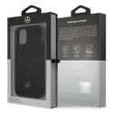 Kryt Mercedes STARs Pattern iPhone 12 Pro Max - černý