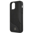 Kryt Mercedes perforovaný kožený iPhone 12 mini černý