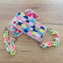 Kryt Hurtel Color Chain Case iPhone XS/X - multicolor
