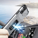 Kryt Hurtel Crystal Ring Case Tough pro iPhone XS Max - červený
