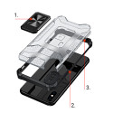 Kryt Hurtel Crystal Ring Case Tough pro iPhone XS Max - červený