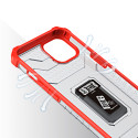 Kryt Hurtel Crystal Ring pro iPhone 12 mini - červená