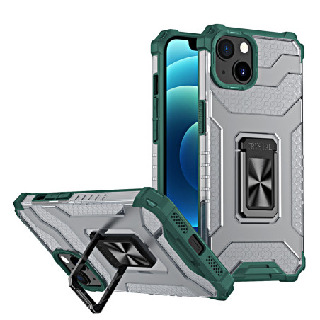 Kryt Hurtel CRYSTAL RING CASE iPhone 13 mini - green