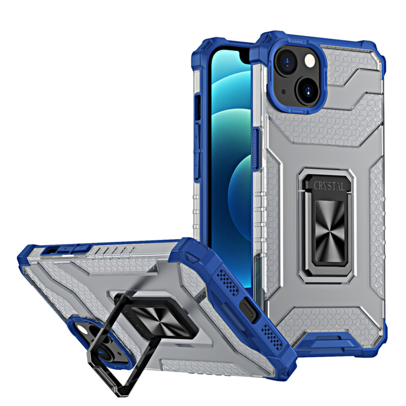 Kryt Hurtel CRYSTAL RING CASE pro iPhone 13 mini - modrý
