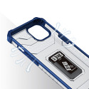 Kryt Hurtel CRYSTAL RING CASE pro iPhone 13 mini - modrý