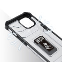 Kryt Hurtel Crystal Ring pro iPhone 13 - black