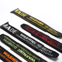 DUX DUCIS Strap Outdoor Textilní řemínek pro Apple Watch 42/44/45/49mm, černo-oranžový